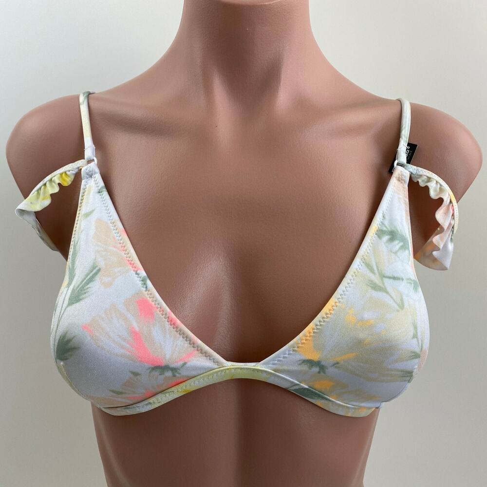 Victoria's Secret PINK Swim Lightly Lined Floral Bikini Top Size XS NWT